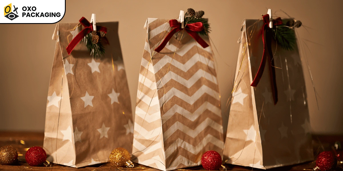 how to make your gift wrapping paper bag more visually appealing