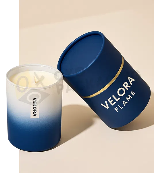 custom candle tube packaging