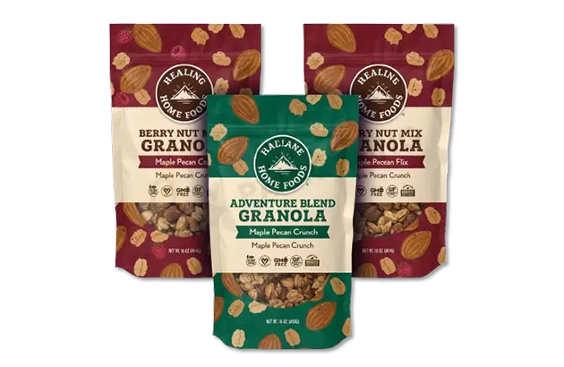 custom granola pouches bulk