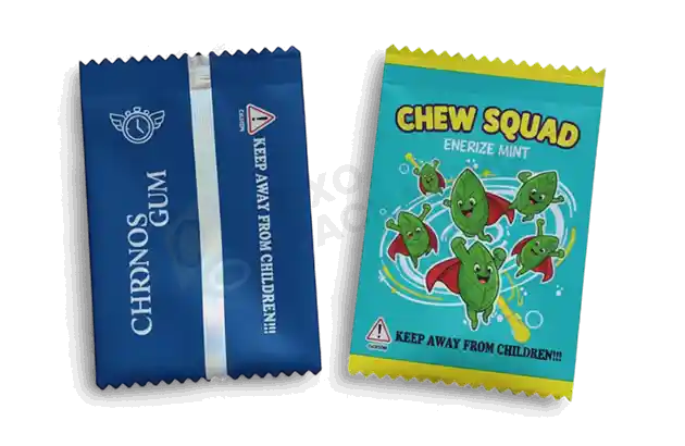 custom gum packaging wholesale in affordable price