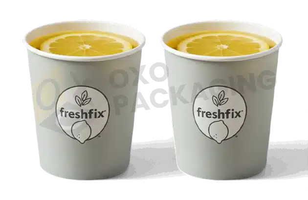 custom single wall paper cups