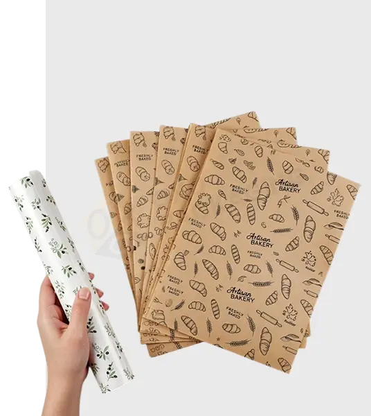 custom wax paper in usa with free shipping
