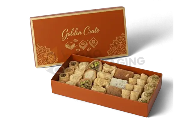 customize baklava packaging boxes with free shipping