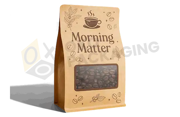 Customize coffee kraft bags