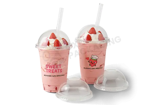 customize milkshake cups wholesale in usa