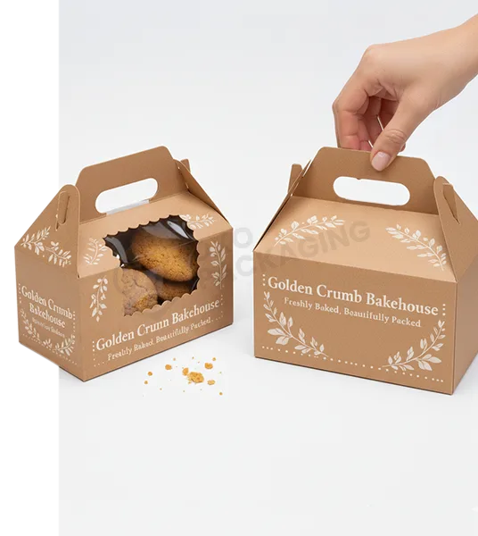 kraft gable packaging boxes
