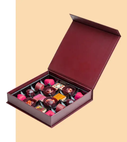 Rigid Chocolate Box Wholesale Option Packaging