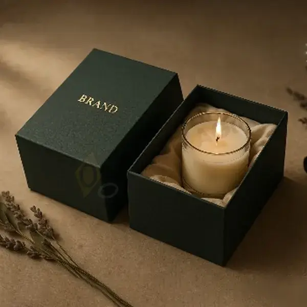 custom two piece candle boxes