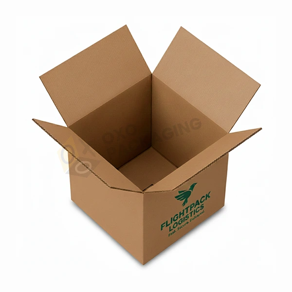 corrugated kraft shipping box