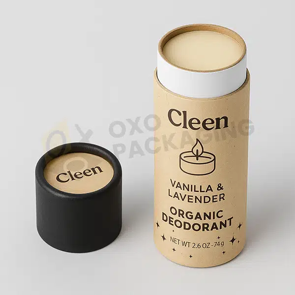 Custom Paper Deodorant Tubes