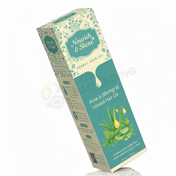 hair oil packaging boxes wholesale