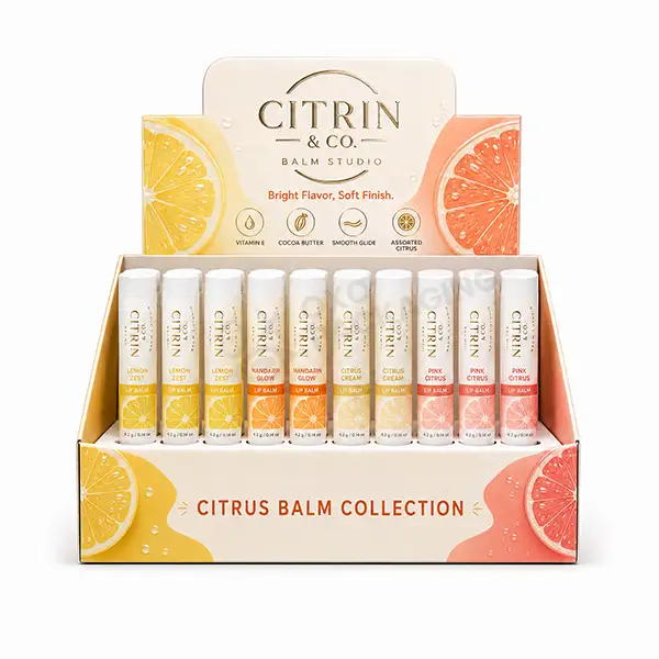 Custom Lip Balm Display Boxes Wholesale