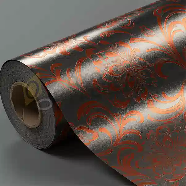 metallic wrapping paper