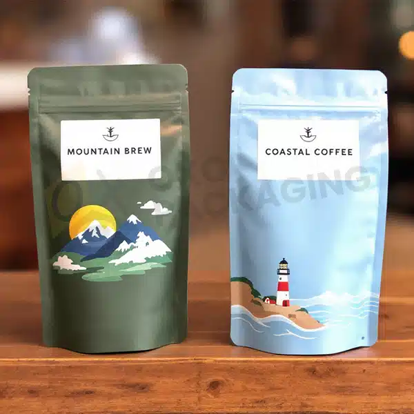 printed coffee packaging wholesale