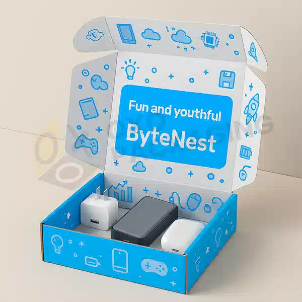 Blue Mailer Box
