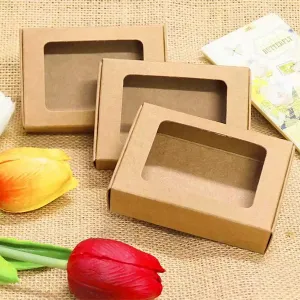 kraft window box bulk